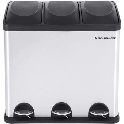 Nancy's Afvalbak - 54L Pedaalemmer Scheidingssystemen – Afvalscheiding - Prullenbak