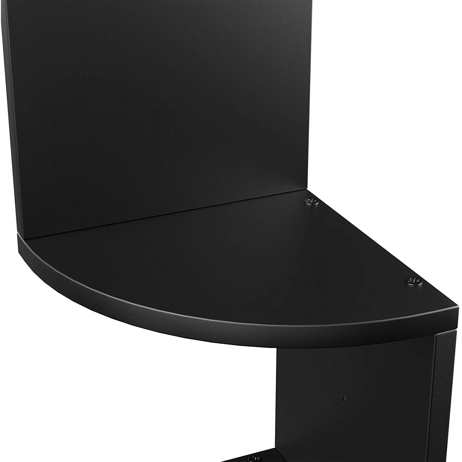 Nancy's Campden Boekenplank - Hoekplank - Wandplank - Zwart - Spaanplaat - ± 20 x 20 x 130 cm