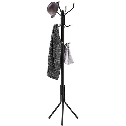 Nancy's Ordem Staande Kapstok – Garderobe – Zwart - Staal