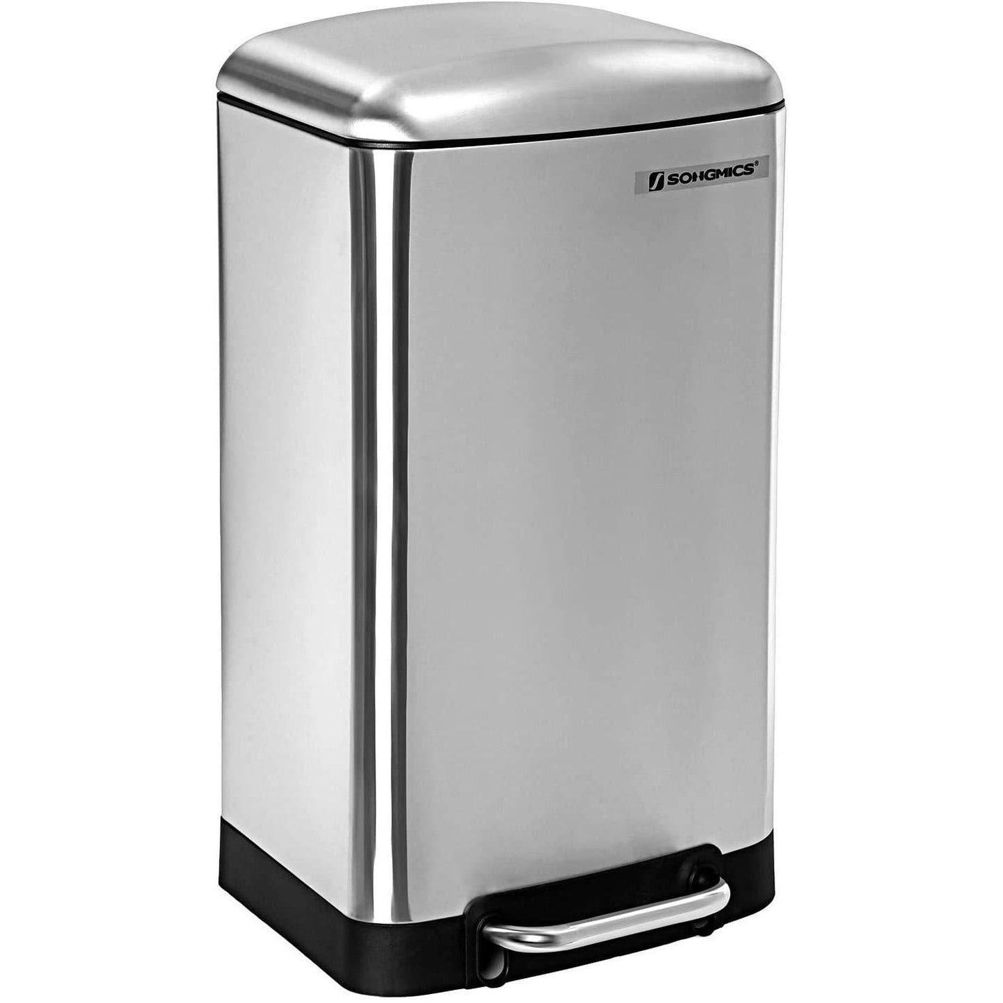 Poubelle Nancy's Poubelle 30L - Poubelle à Pédale Inox - Poubelle - Poubelle Argent