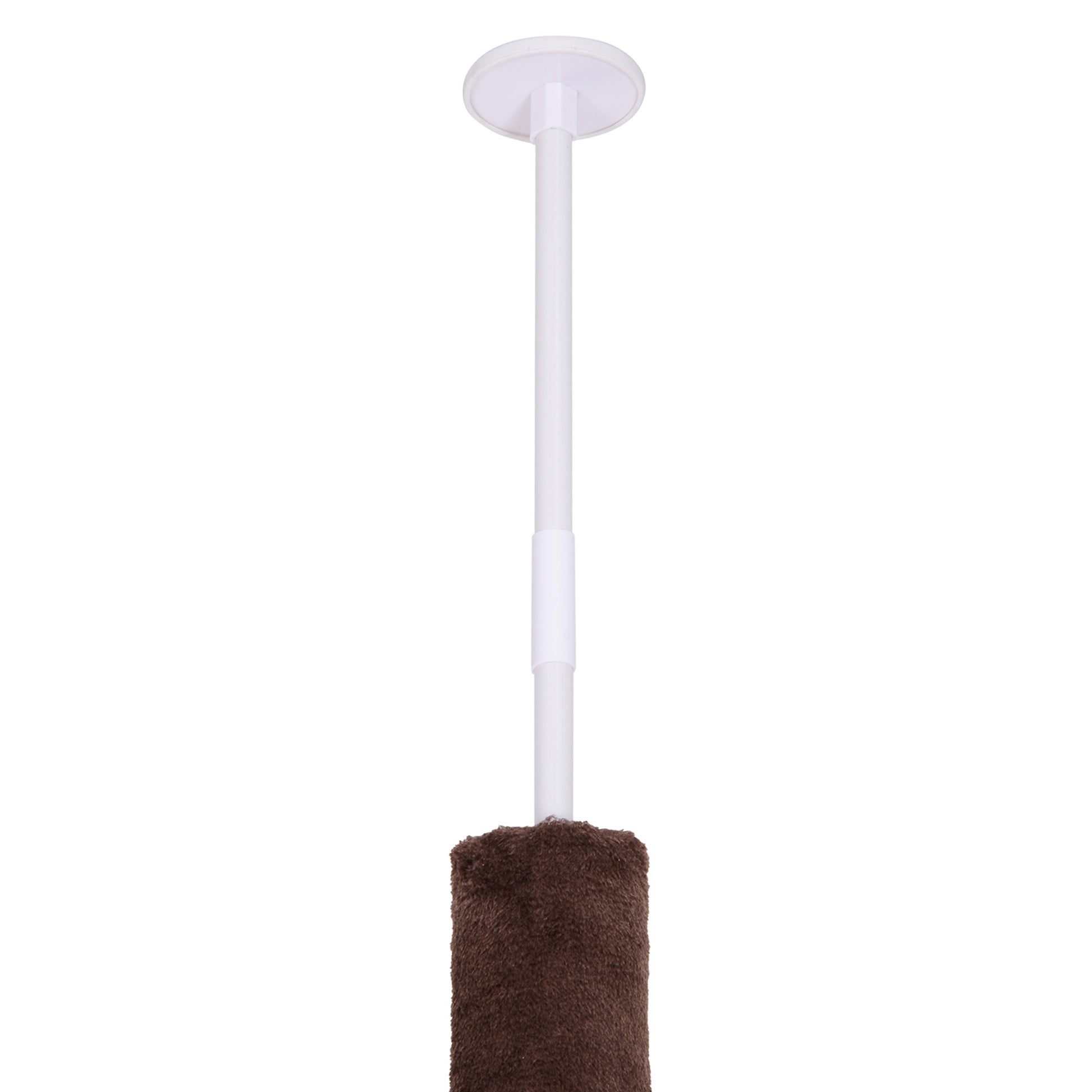Nancy's Blackfoot Krabpaal - Hoogte Verstelbaar - Spaanplaat - Bruin - 40 x 34 x 230 cm