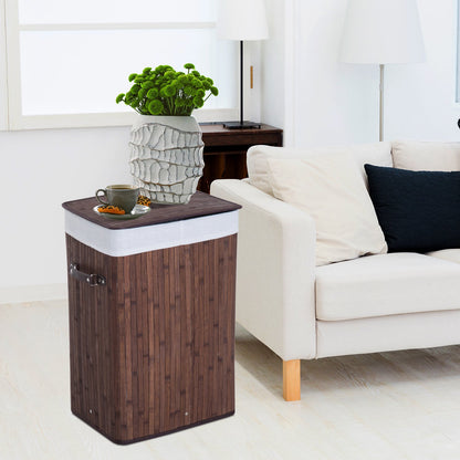 Nancy's Metairie Wasmand - Wasbox - Uitneembare Wazak - Bamboe - 72 Liter