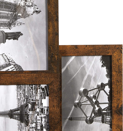Nancy's Buckley Brook Collage Fotolijst - Wandlijst - Fotolijsten - voor 10 Foto's - Bruin - Elk 10 x 15 cm