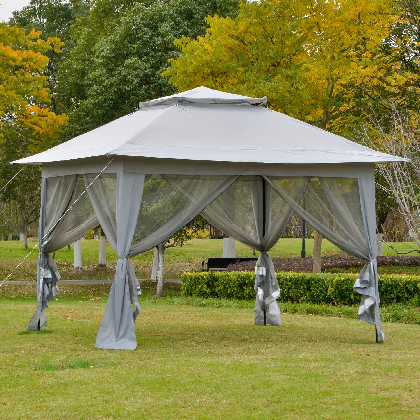 Nancy's Daytona Beach Paviljoen - Party Tent - Tuin Paviljoen - Grijs - ± 365 x 365 cm