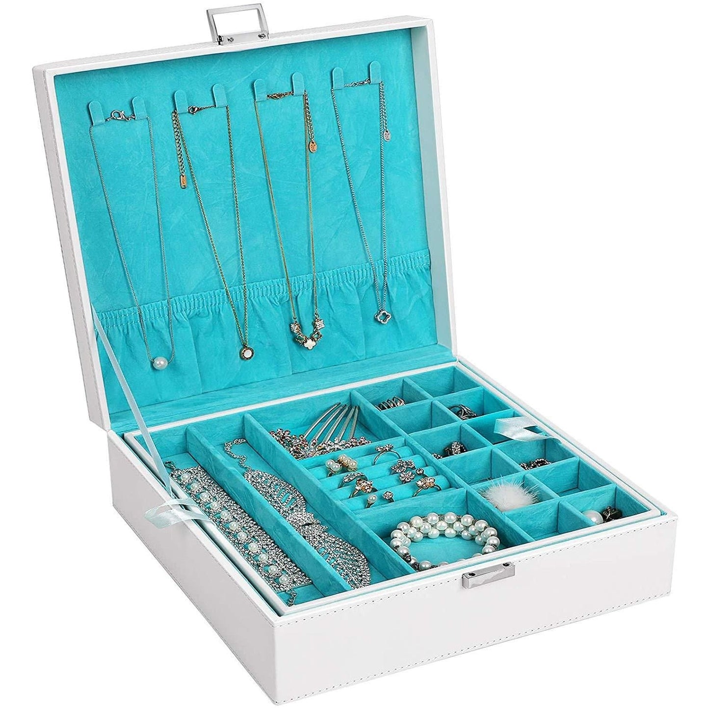 Boîte à bijoux de luxe de Nancy - Organisateur de bijoux - Boîte de rangement de bijoux