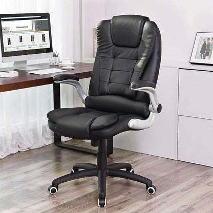 Nancy's Unionport Luxe Bureaustoel - Zwarte Ergonomische Bureaustoelen - Bureaustoelen Voor Volwassenen
