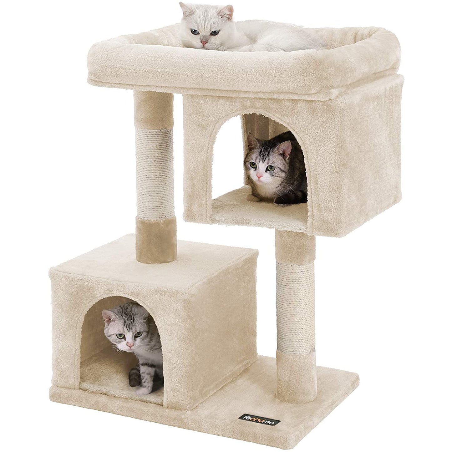 Nancy's S Krabpaal voor katten - Kattenboom - Beige - 60 x 40 x 84 cm