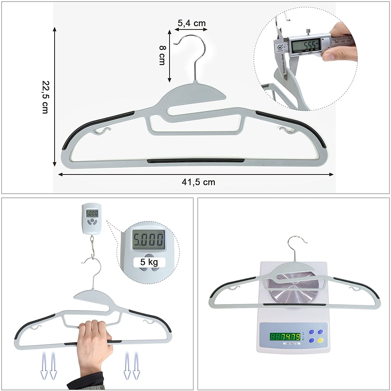 Nancy's Kledinghanger Set Van 20 Stuks - Anti Slip - Kledinghangers