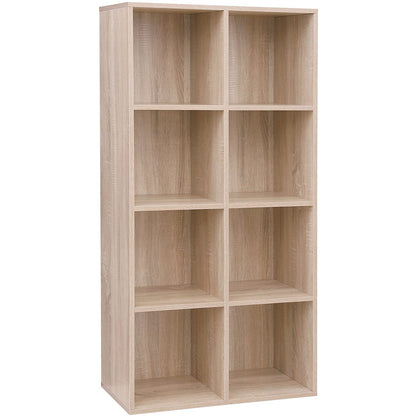 Nancy's Quarto Boekenkast - Wandkast - Vakkenkast - Opbergkast - Eiken - ± 65 x 30 x 130 cm