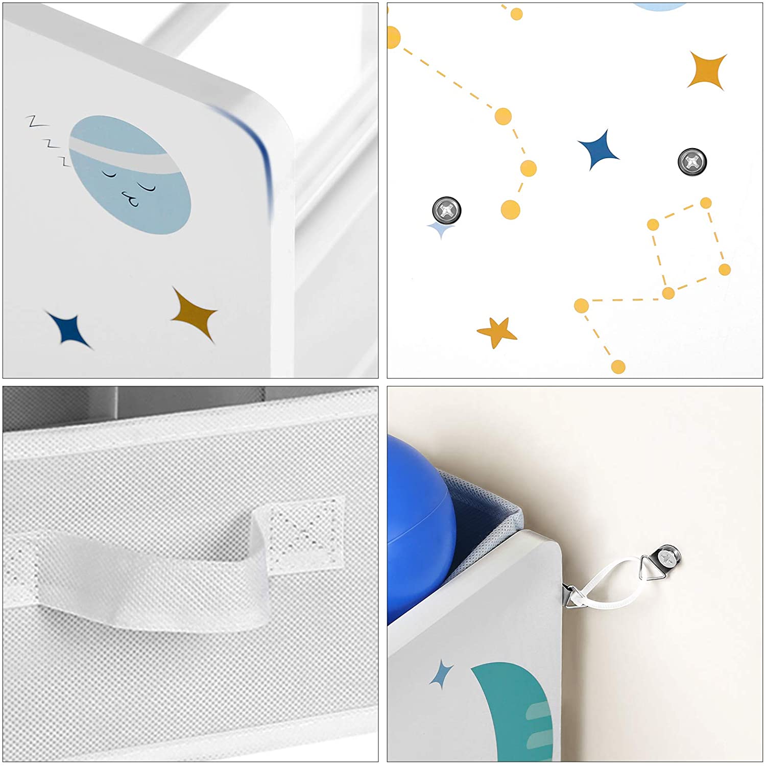 Nancy's Dafundo Speelgoed Organizer - Speelgoed Kast - Opbergkast Kinderen - ± 60 x 30 x 60 cm