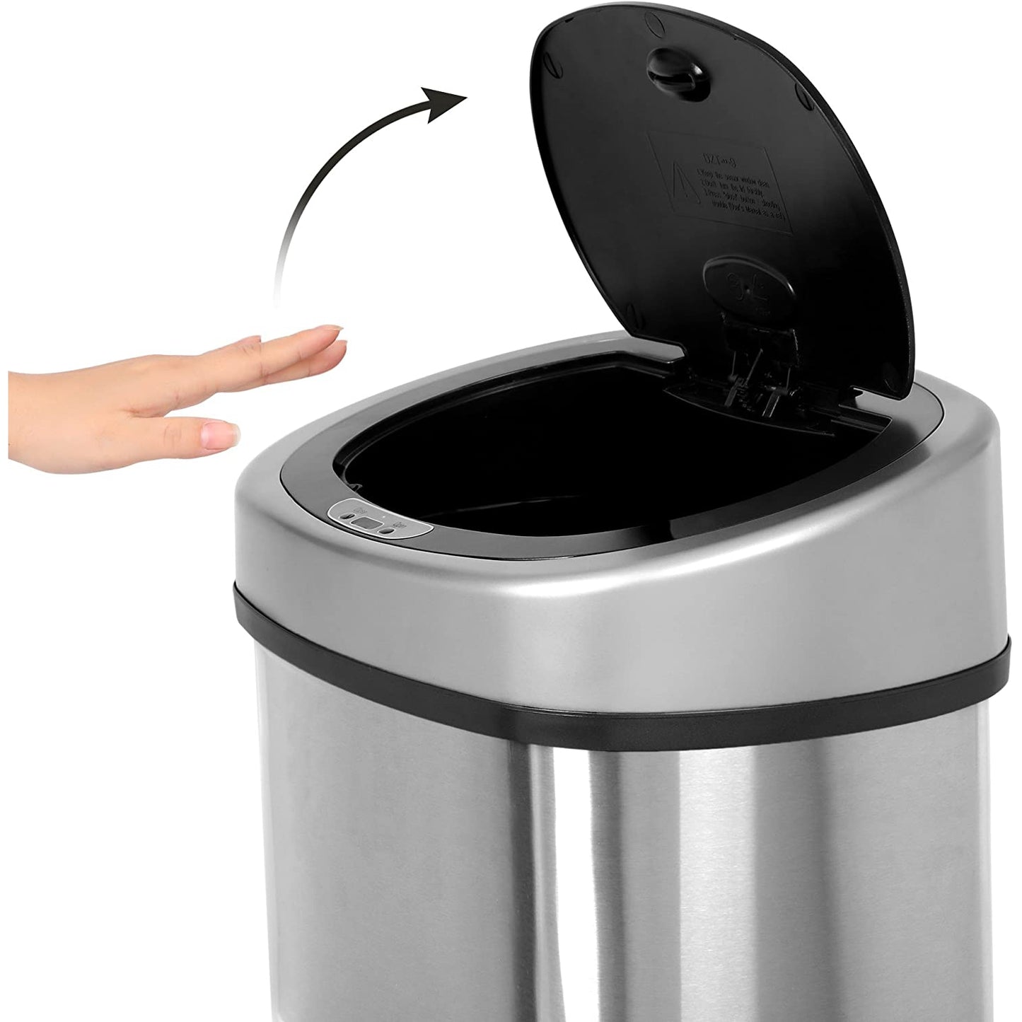 Poubelle Nancy's Trash Can - Acier inoxydable - Capteur de mouvement infrarouge - 50 l