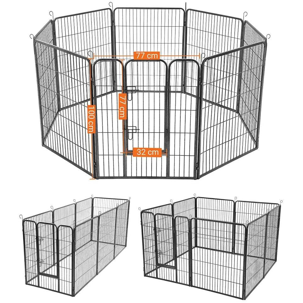 Nancy's Hondenbench - Bench voor Hond - Hondenkennel - Huisdierbox - Hondenopvang voor honden - 77 x 100 cm