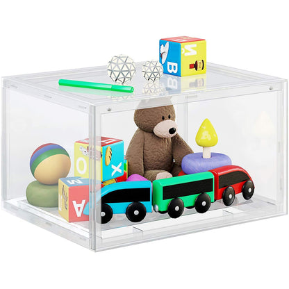 Nancy's Frielas Schoenendoos - Set van 3 - Stapelbare Schoen organizer - Schoenenopslag - Voor schoenen tot maat 46 - Transparant