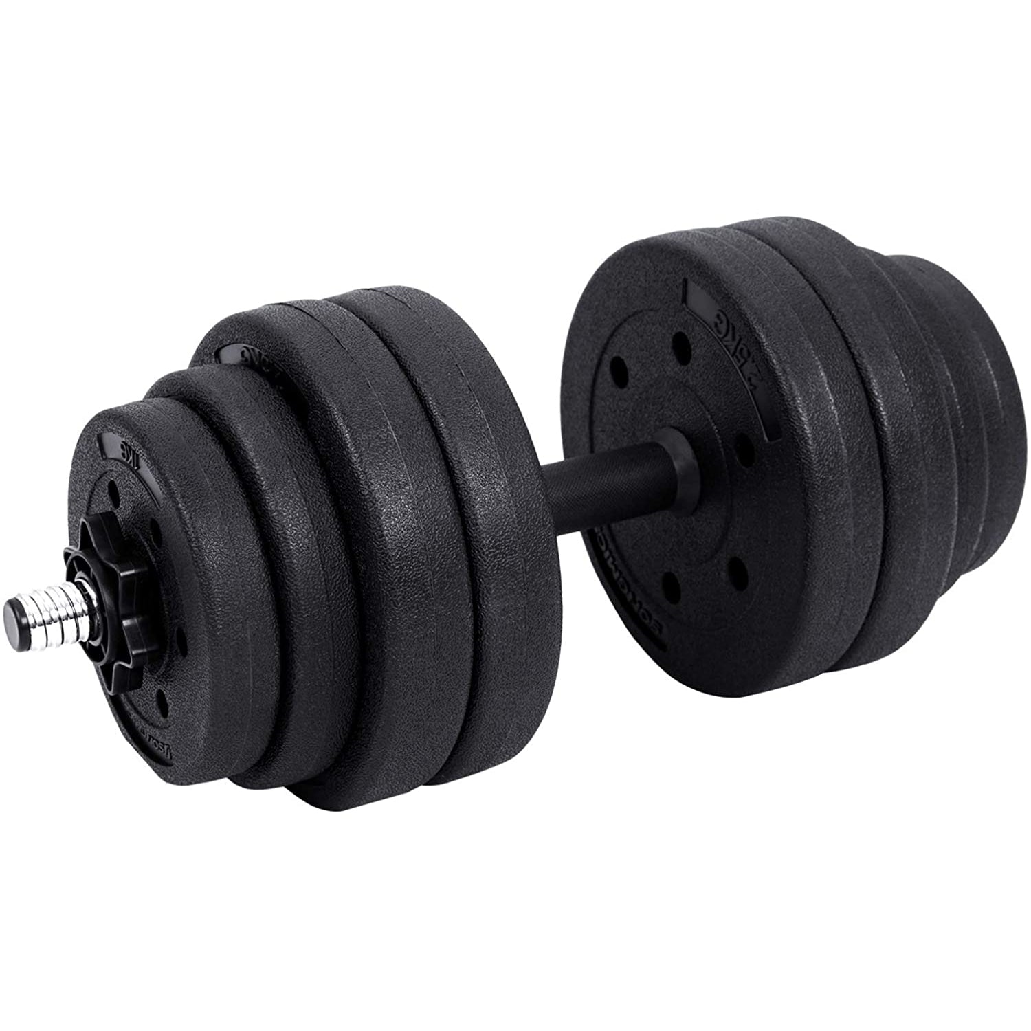 Nancy's Fuller Halterset - Dumbells Set - Halterstang - 16 Schrijven - Zwart