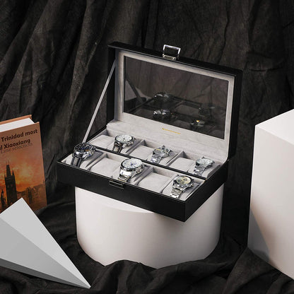 Nancy's Watch Box - Boîtier de montre - Rangement de montres - Boîte de rangement pour 11 montres