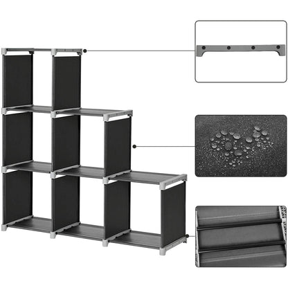 Armoire de Rangement Nancy 6 Compartiments - Armoire Cube - 110 x 106 x 32 cm