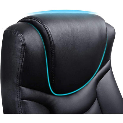 Chaise de bureau Nancy's Manhattan Luxury Design Manager - Chaise de direction ergonomique - Simili cuir - Robuste