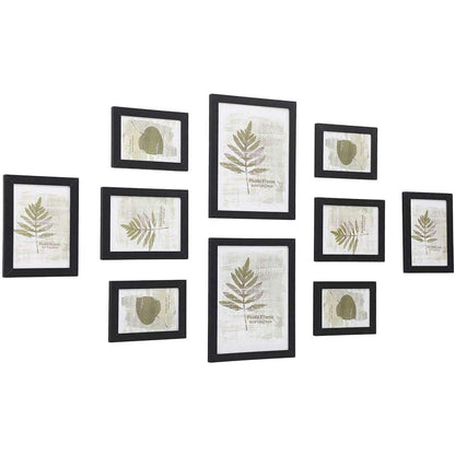 Ensemble de cadres photo de Nancy de 10 cadres photo - 2 x 20x25 pouces, 4x (13x18), 4 x (10x15) - Cadres photo