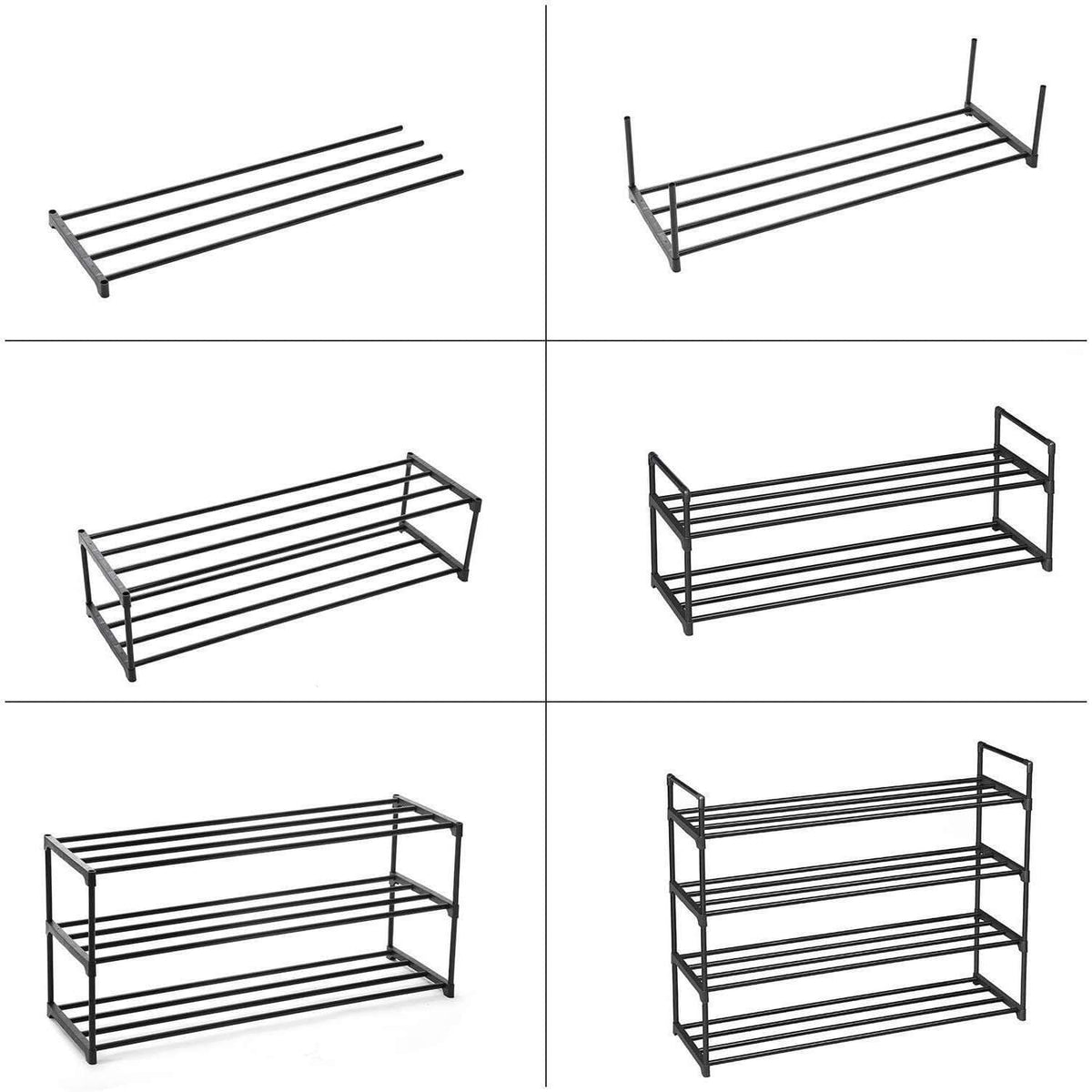 Nancy's Schoenenrek - Schoenenkasten - Voor 25 Paar Schoenen - Schoenenrekken - 92 x 30 x 93 cm