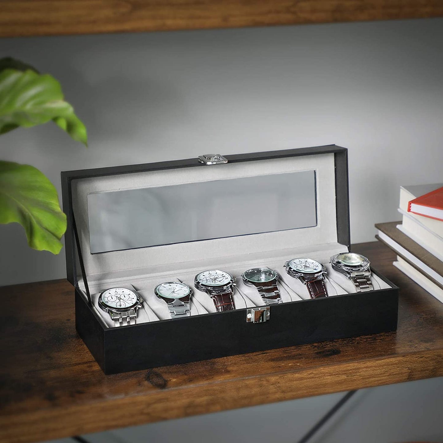 Nancy's Horlogedoos - Horlogebox - Opbergdoos voor 6 Horloges
