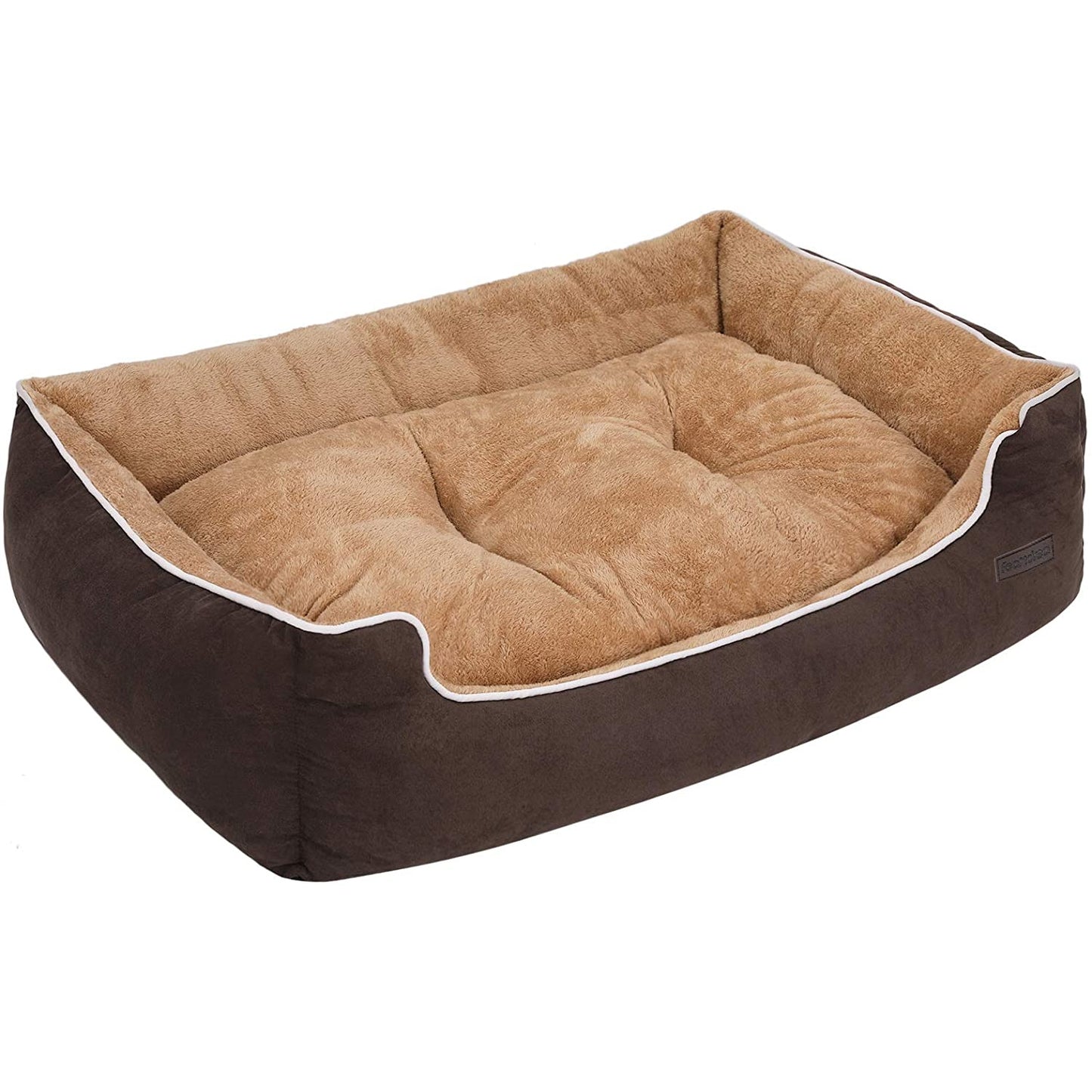 Lit pour chien Nancy's S/L/XXL - Coussin amovible - Panier pour chien - Marron/Beige - 27 x 75 x 110 cm