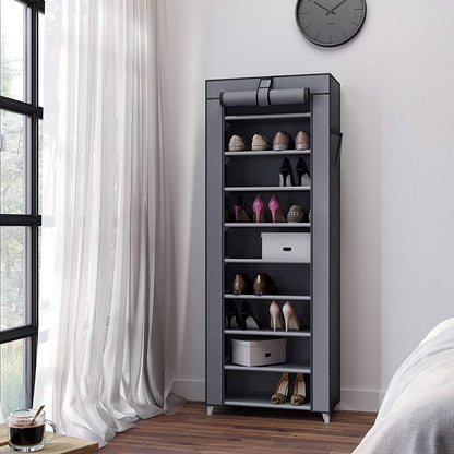 Étagère à chaussures Nancy à 10 niveaux - Armoire à chaussures 27 paires de chaussures