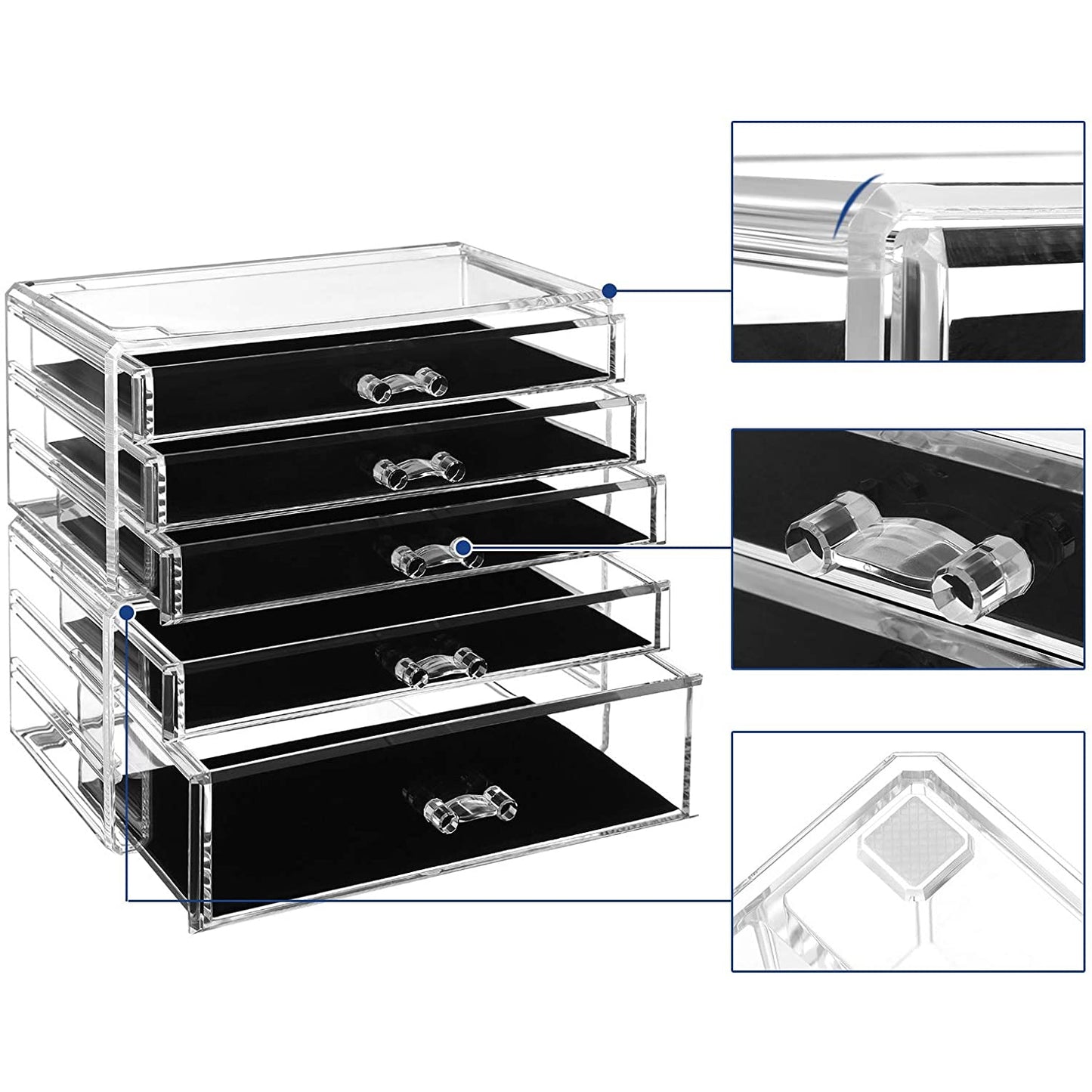 Nancy's Make-up Organizer - Make Up Koffer - Opberg Doos - Sieradendoos
