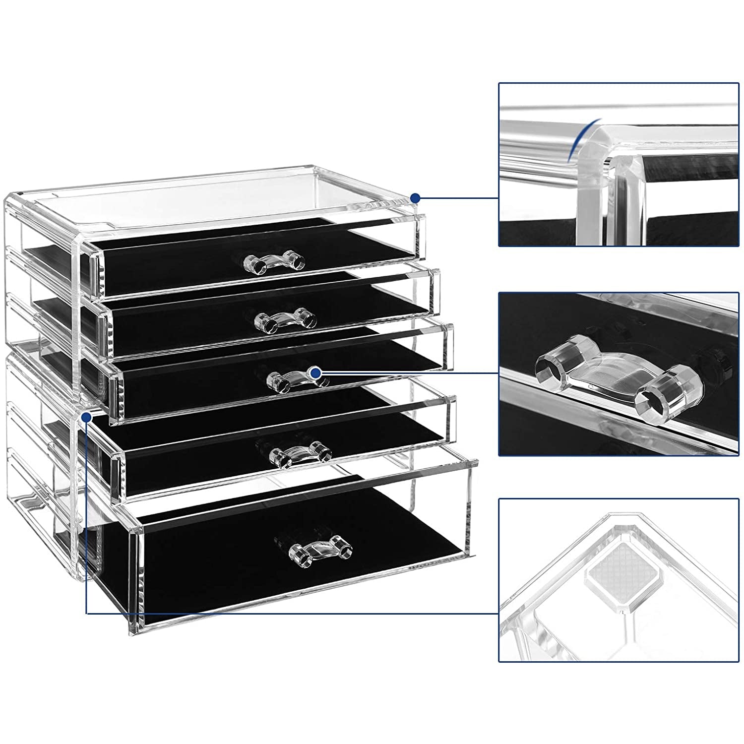 Nancy's Make-up Organizer - Make Up Koffer - Opberg Doos - Sieradendoos