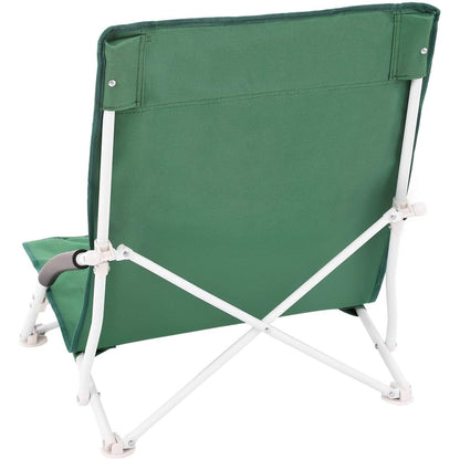 Nancy's Breadner Klapstoel - Campingstoel - Klapbaar - Draagtas - Oxford-Weefsel - Groen - 56 x 53 x 64 cm