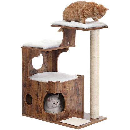 Nancy's Ossett Luxury Scratching Post Cat Brown - Arbre à chat pour chats 88 CM