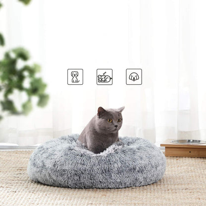 Nancy's Burtch Dog Bed - Cat Bed - Soft Plush - Dog Basket - Gray - Zipper - 50 x 20 cm