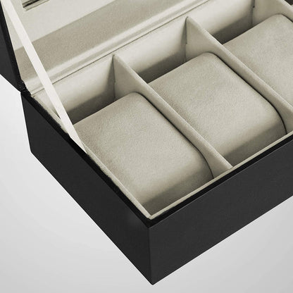 Nancy's Watch Box - Boîte à montres avec miroir - Boîte de rangement pour 6 montres