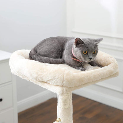 Arbre à chat de luxe de Nancy - Hamac - Chaises longues - Escalade pour chat - 110 CM - Poteaux à gratter