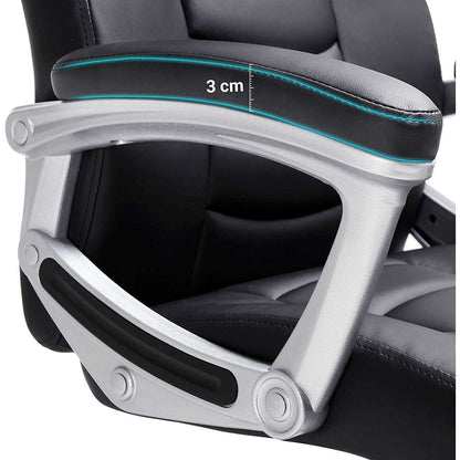 Chaise de bureau Nancy's Manhattan Luxury Design Manager - Chaise de direction ergonomique - Simili cuir - Robuste