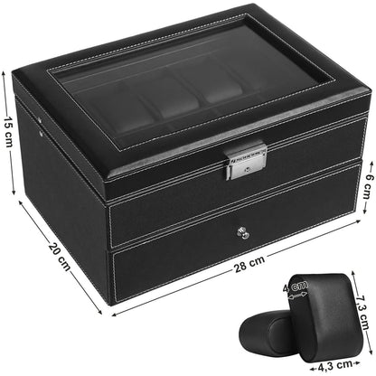 Nancy's Watch Box - Coffret à Montres - Boîte de Rangement Montres - 20 Pièces