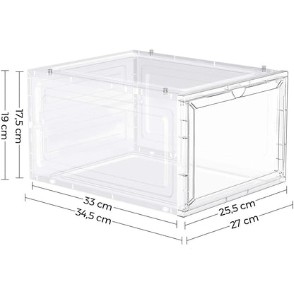 Nancy's Ribamar Schoenenboxen - Opbergboxen - Schoenen Organizers - Stapelbaar - Transparant