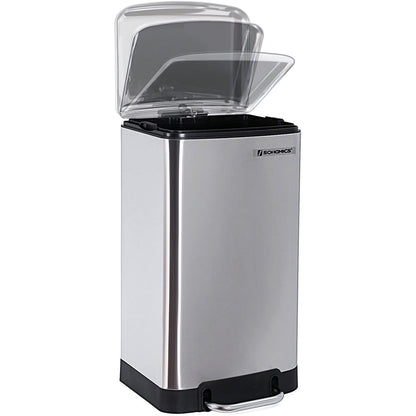 Poubelle Nancy's Poubelle 30L - Poubelle à Pédale Inox - Poubelle - Poubelle Argent