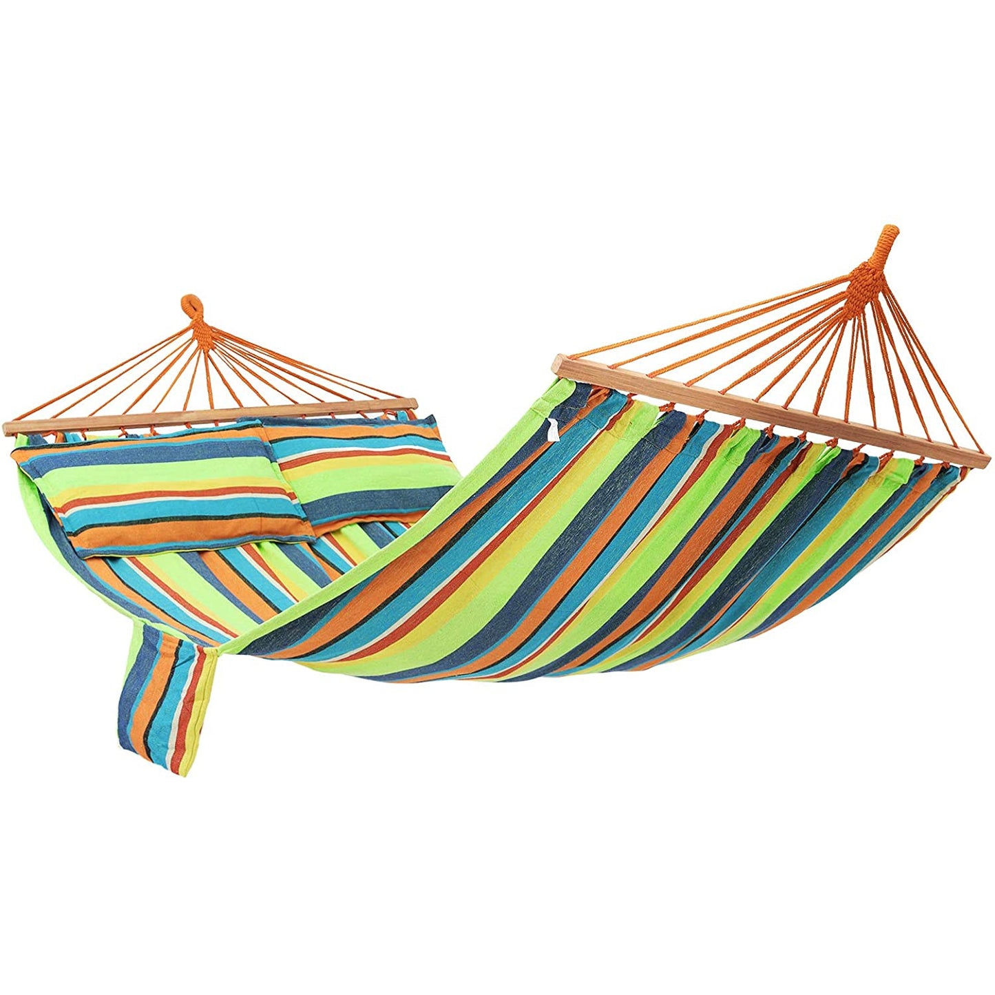 Nancy's Forty River Hangmat Voor 2 Personen - Katoen - Meerkleurig - 210 x 150 cm