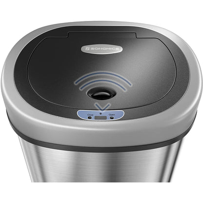 Poubelle Nancy's Trash Can - Acier inoxydable - Capteur de mouvement infrarouge - 50 l