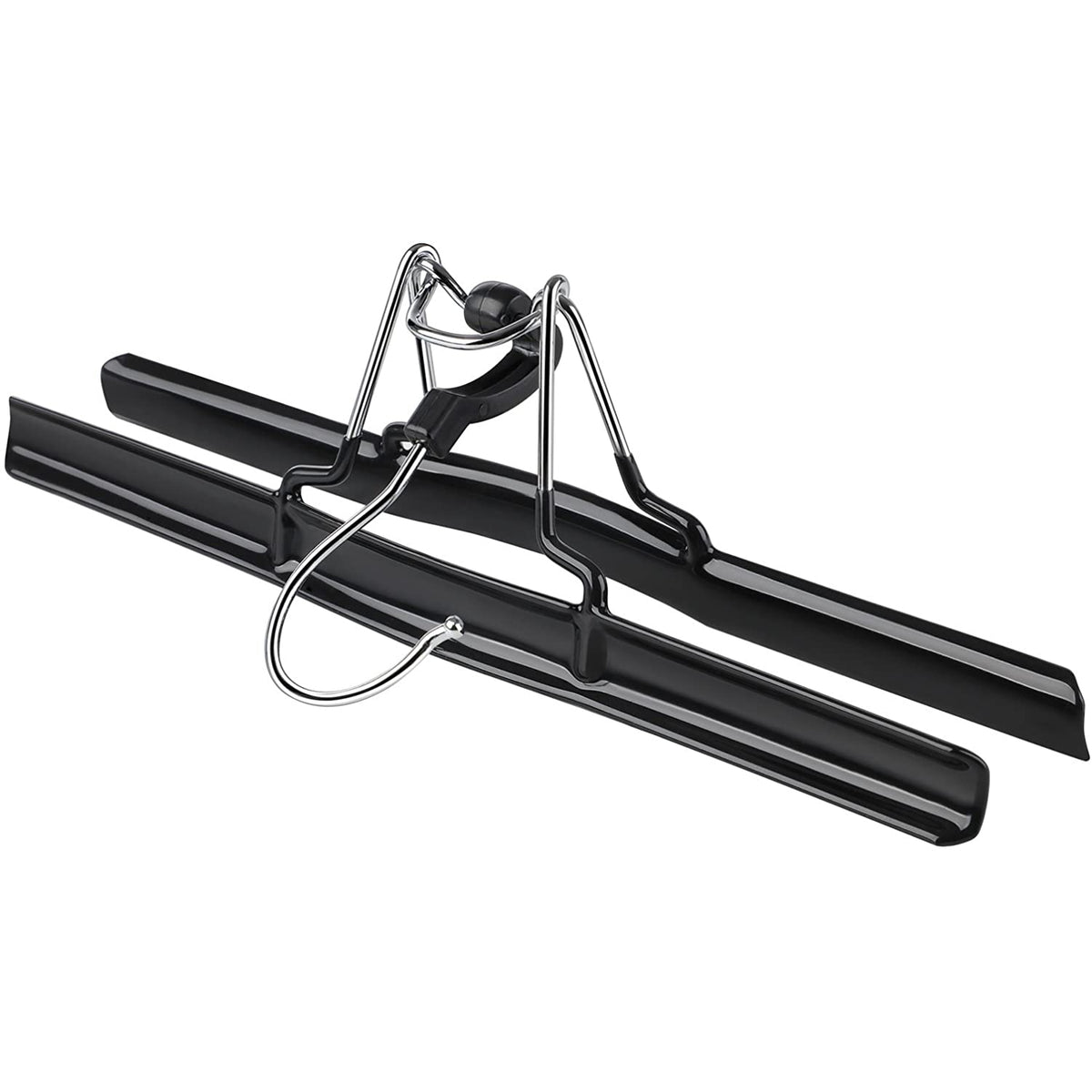 Nancy's Broekhanger set van 10 - Kledinghangers - Broek Hangers - Zwart