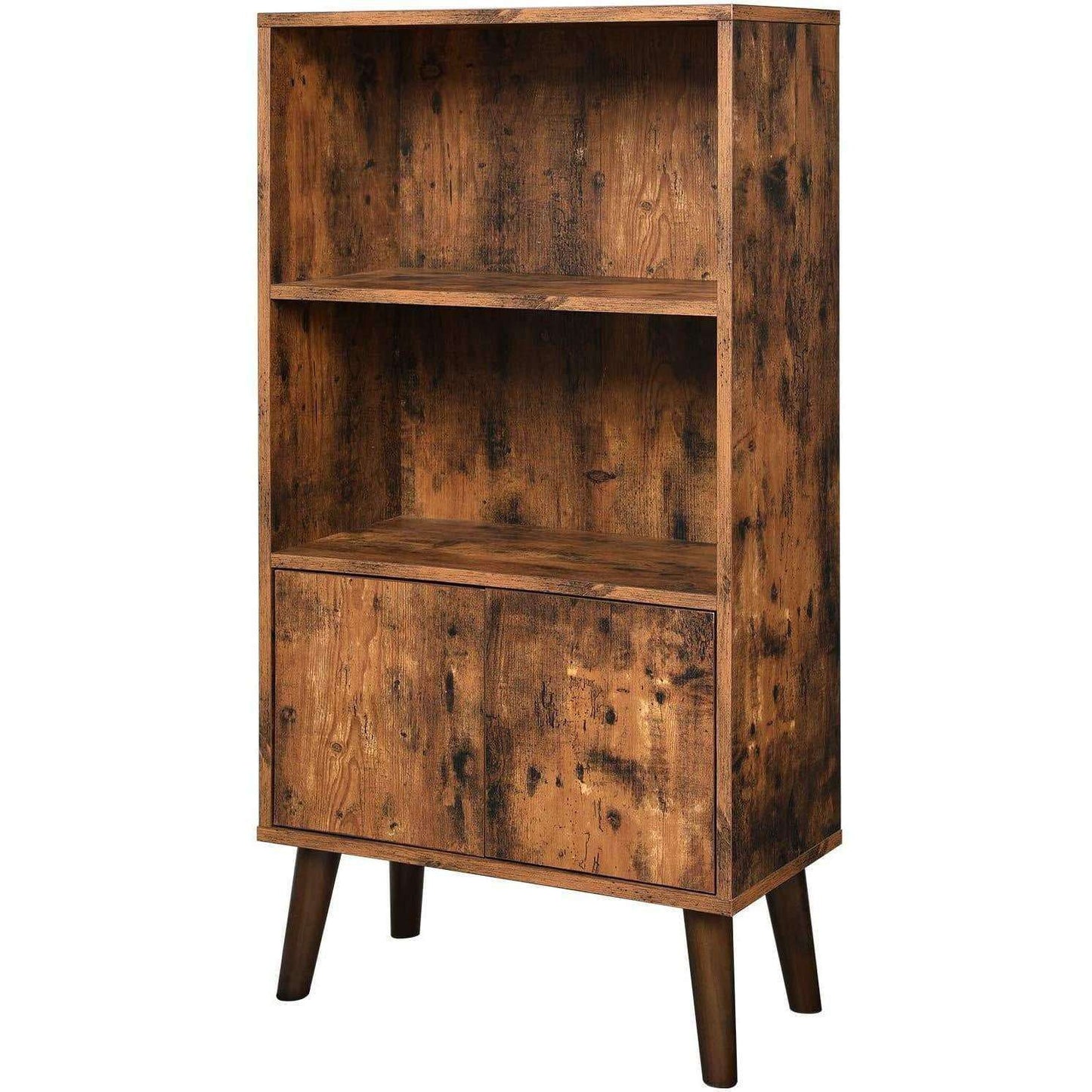 Nancy's Cambridge Retro Boekenkast - Vintage Houten Kast - Kasten - 120 x 60 x 30 cm
