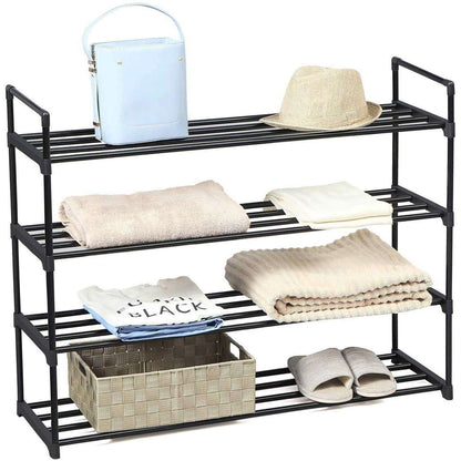 Nancy's Schoenenrek - Schoenenkasten - Voor 25 Paar Schoenen - Schoenenrekken - 92 x 30 x 93 cm