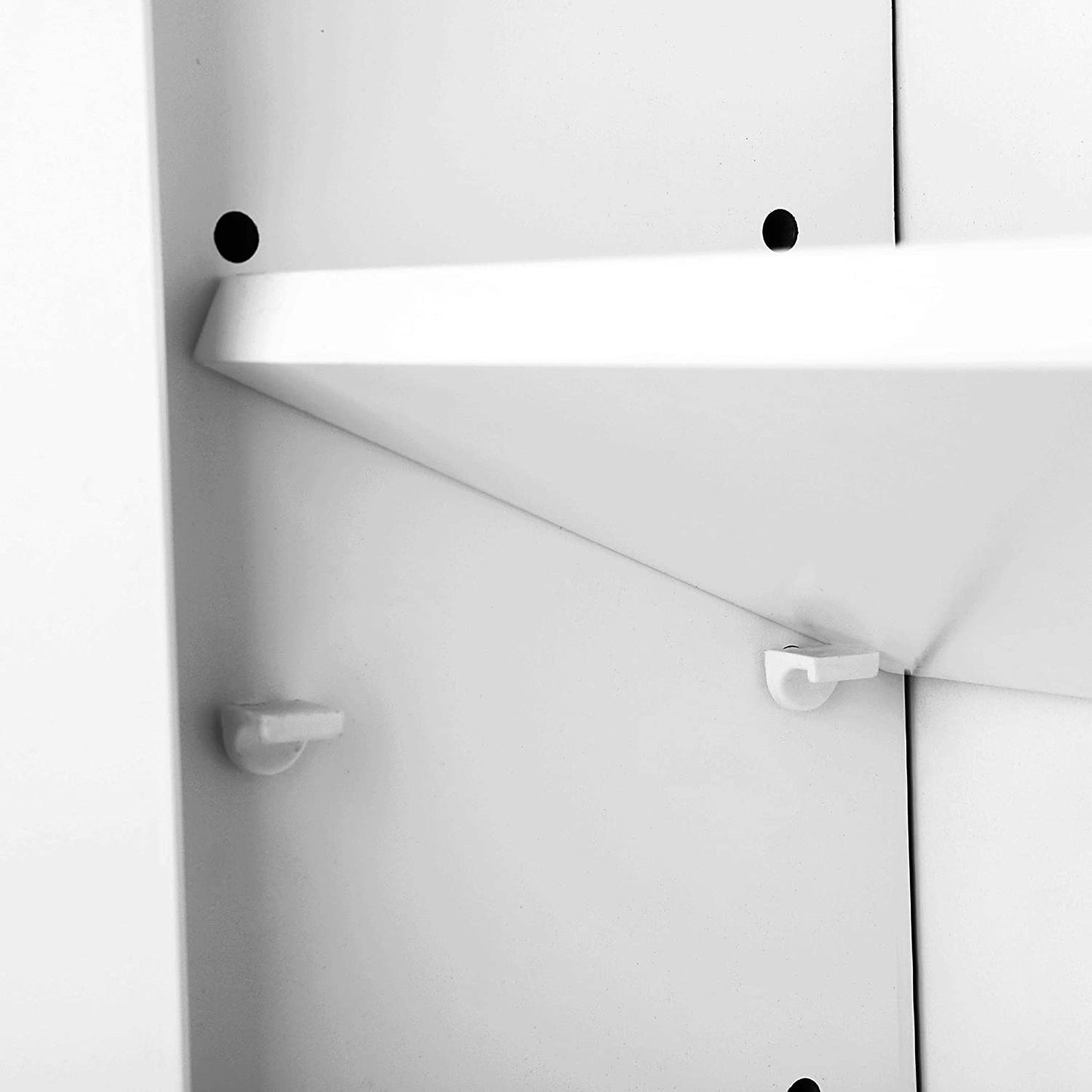 Armoire à miroir Nancy's Gadsby - Armoire de salle de bain - Armoire de rangement - Murale - 3 portes - Étagères réglables - Moderne - 60 x 15 x 55 cm 