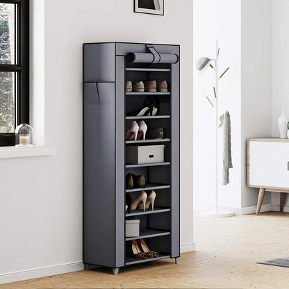 Étagère à chaussures Nancy à 10 niveaux - Armoire à chaussures 27 paires de chaussures