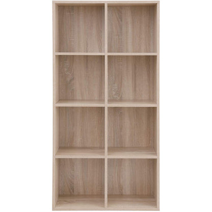 Nancy's Quarto Boekenkast - Wandkast - Vakkenkast - Opbergkast - Eiken - ± 65 x 30 x 130 cm