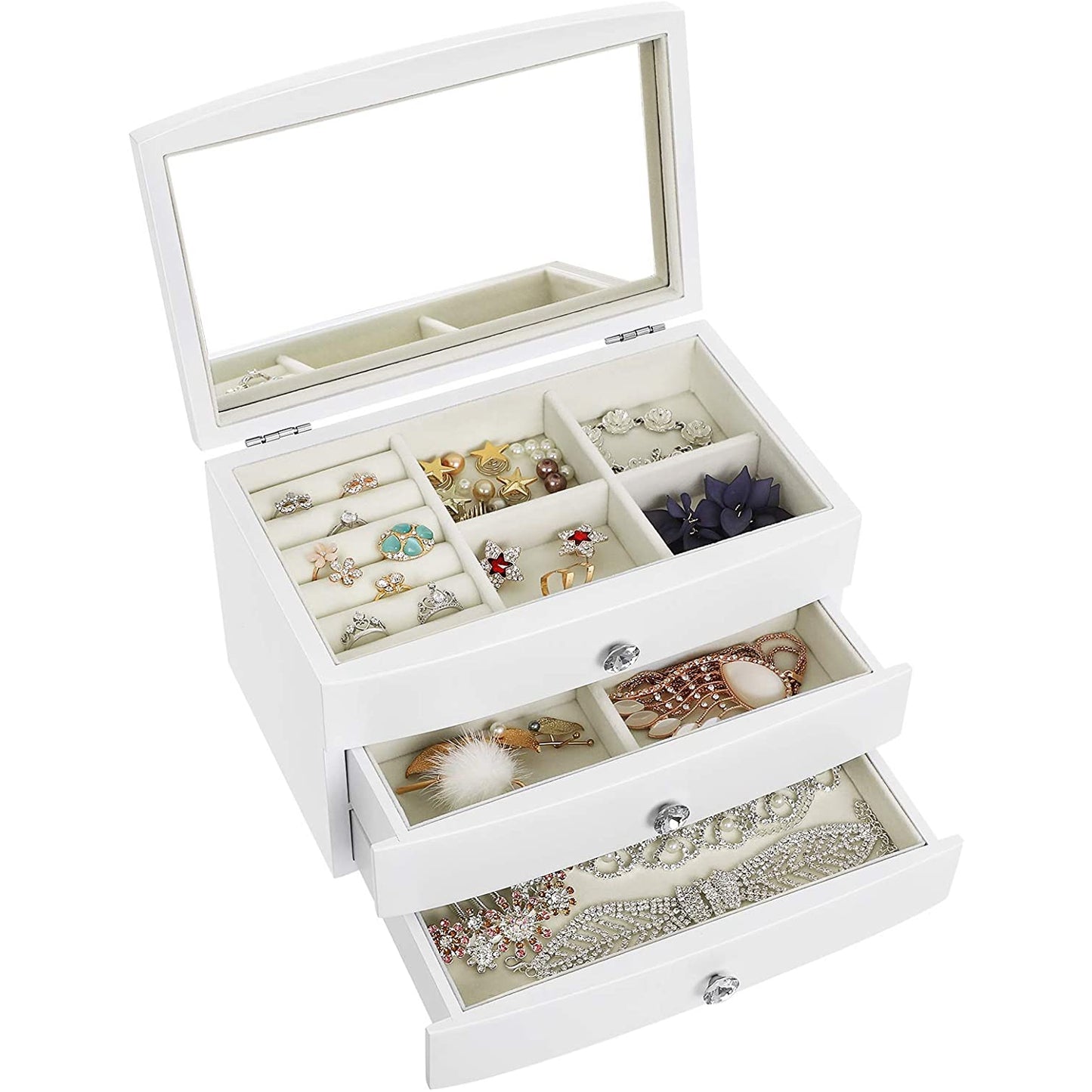 Boîte à bijoux de Nancy - Boîte à bijoux - Rangement de bijoux -