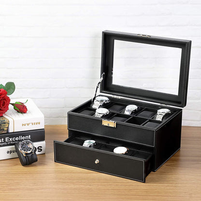Nancy's Watch Box - Coffret à Montres - Boîte de Rangement Montres - 20 Pièces