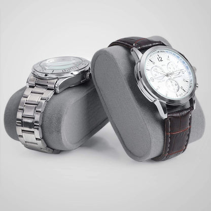 Nancy's Cateano Horlogedoos - Horlogebox - Opbergdoos voor 6 Horloges - Zwart / Grijs