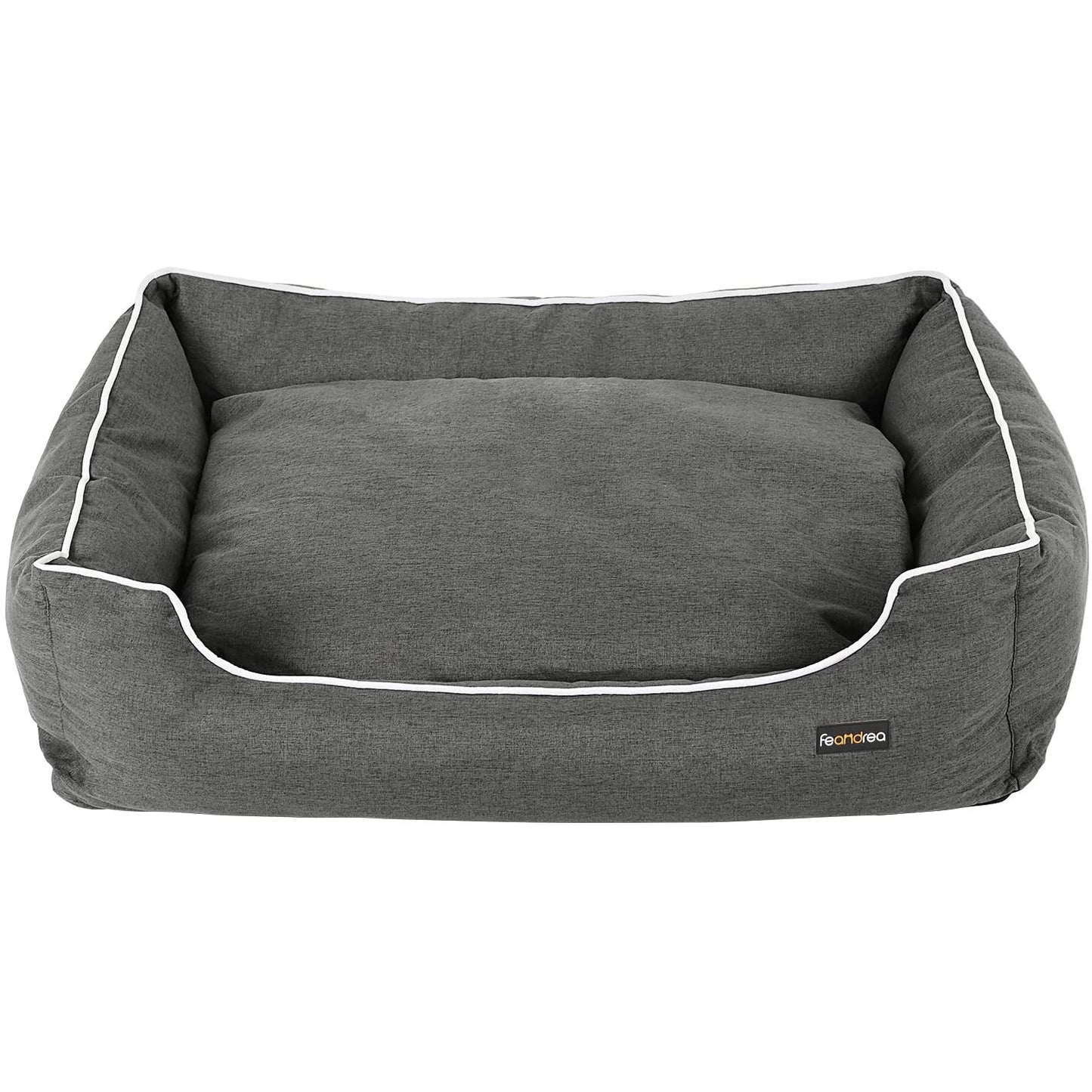 Nancy's Superior Hondenbed - Hondenmand - Afneembare Hoes - 120 x 85 cm - Anti-Slip - PP Vulling - Donkergrijs