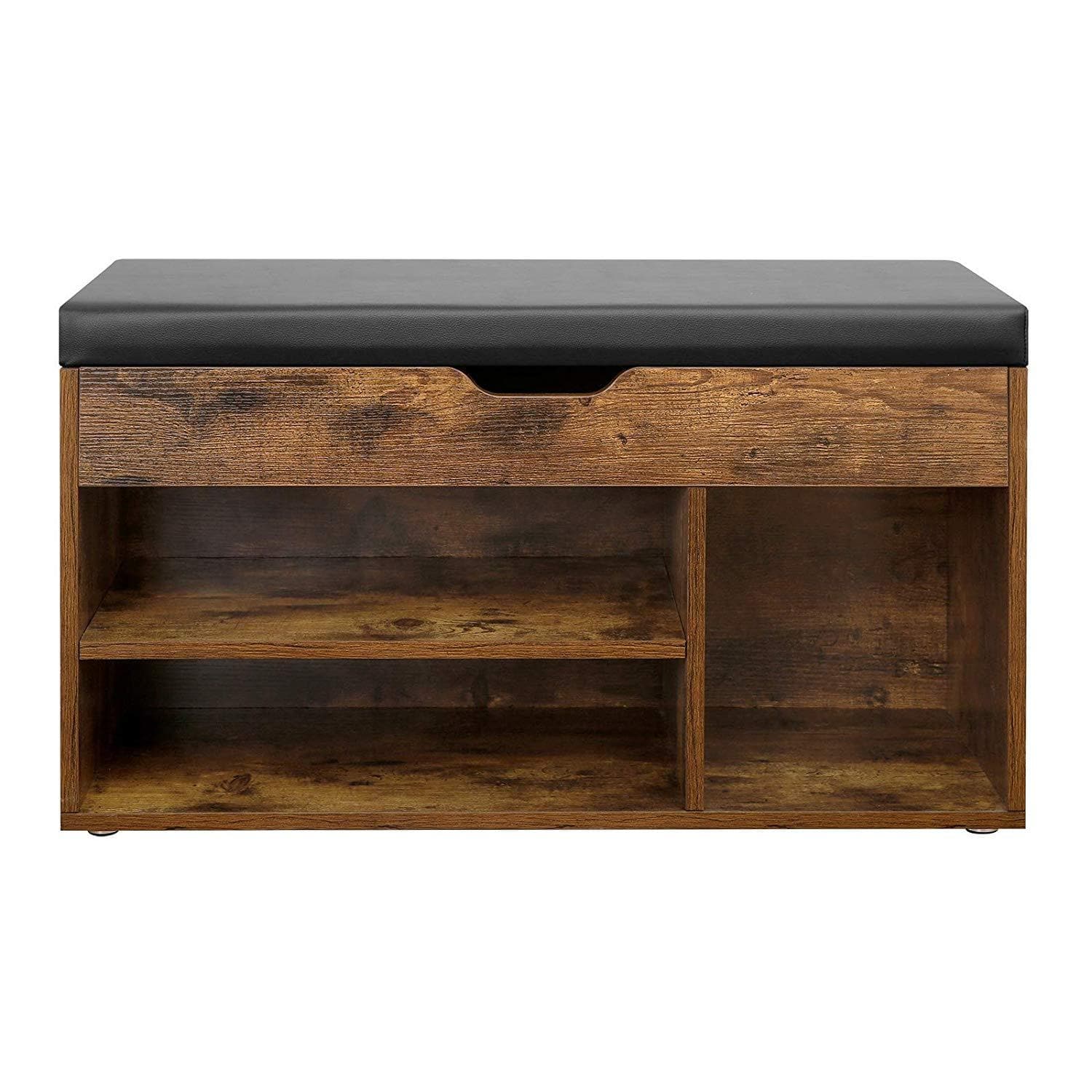 Nancy's Schoenenbank - Bank - Schoenenrek - Opbergruimte onder de zitting - hal, woonkamer, slaapkamer - Schoenenkast - 150 kg draagvermogen - 80 x 30 x 44 cm